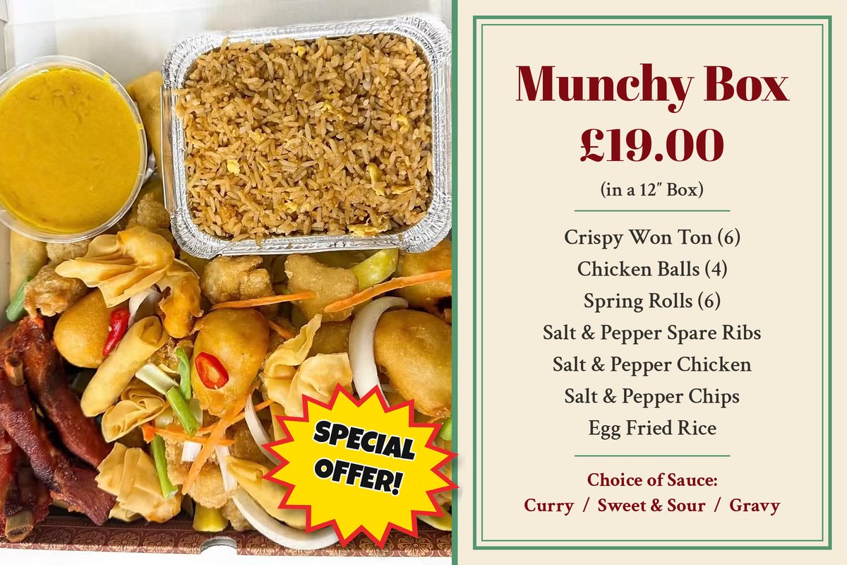 Munchy Box �19.00 Special Offer